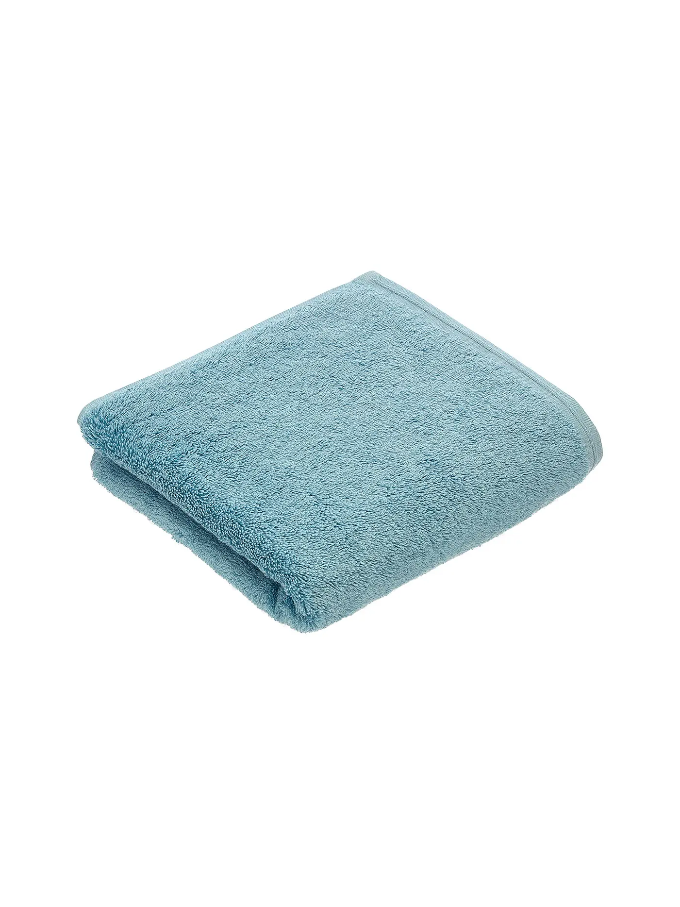 VOSSEN | Handtuch VEGAN LIFE 50x100cm Marine Blau | mint